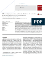 Effects of Interfacial Reaction and Atomic Diffusion On The Mechanical Property of Ti3SiC2 Ceramic To Cu Brazing Joints, Vacuum