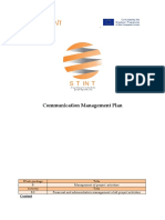 Communication Management Plan