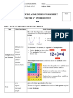 4CLC - Math - Study Guide For 1st Final-Term Test