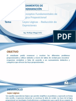 Clase - Unidad 2 - Lógica Proposicional Leyes y Reducciones