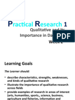 S1 - Practical Research 1 - Qualitative Research in Daily Life - L2