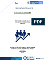 Procedimiento de Evaluación Del Desempeño (Periodo Anual, Periodo de Prueba y Calificación Extraordinaria)