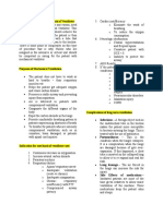 Mechanical Ventilator Handouts