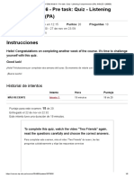 (ACV-S06) Week 6 - Pre Task - Quiz - Listening Comprehension (PA) - INGLES I (30905)