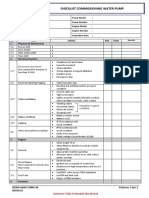 DEWA-QHSE-ForM-30. Checklist Commisioning Water Pump