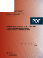 Livro Diversidade Linguística Cultural e Relações Étnico-Raciais em Contextos de Formação