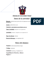 Diagnóstico de La Organización U1