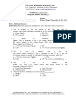 Css11 First Prelim Exam Answerkey