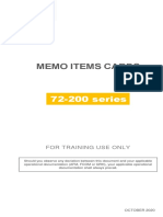 Memo Items Cards-ATR72-200 Series-Issue1