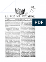 La Voz Del Ecuador, Popayan 1835