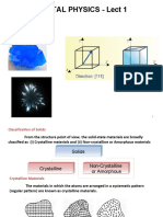 Crystal Physics Lect 1