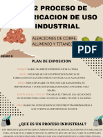 Proceso de Fabricacion de Uso Industrial