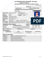 EXAMINATION 2022-23: Exam Form # Verification #