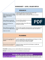 Evaluation Worksheet l2 Blair Witch 2023