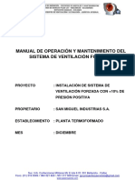 Manual de Operación y Mantenimiento