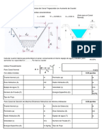 E03 - Canal Trapezoidal Con Aumento de Caudal