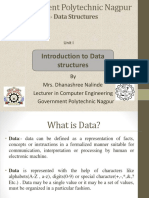 Unit1 - Introduction - To - Data - Structures