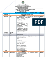 Weekly Home Learning Plan - Week 4, Q3