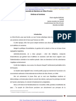 Démocratie Et Élections en Côte-d'Ivoire: Ombres Et Lumières