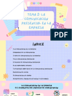 La Comunicación Presencial en La Empresa