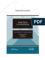 Balbín, Sebastián - Práctica y Estrategia. Sociedades y Concursos. Modelos de Escritos. Doctrina. Jurisprudencia