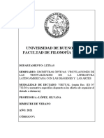 ESCRITURAS ÓPTICAS. VINCULACIONES DE LAS TEXTUALIDADES DE LA LITERATURA LATINOAMERICANA CON LAS IMÁGENES Y LAS ARTES - Docx