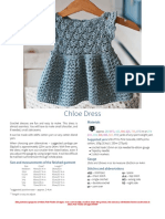 Chloe Dress: Suggested Positive Ease - Approx. 2-4cm Length Is Easy To Adjust