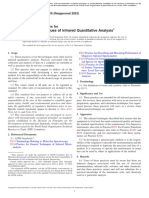 Standard Practices For General Techniques of Infrared Quantitative Analysis