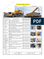 Checklist For Heavy Equipment - 1