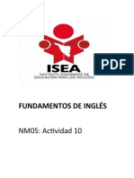 Fundamentos de Inglés 10