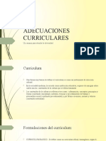 Adecuaciones Curriculares