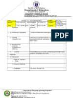 (Week 8 Day 3) Lesson Plan TLE 6 Q1 W1 MELC 1