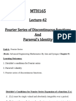 Lecture 42fourier Series of Discontinuous Functions