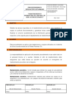 PPR-005-V00 "Mantenimiento Preventivo de Central de Aire Acondicionado