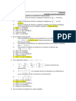 II Examen - Estadistica para Economistas