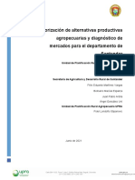 Santander, Priorización de Alternativas Productivas Agropecuarias y Diagnóstico de Mercados