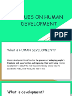 Issues On Human Development