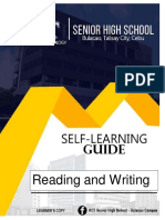 SLG Week 1 Core 11 Reading and Writing Revised 2021 2022