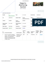 Chip Import Monitoring System