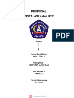 Proposal Instalasi Kabel