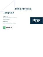 House Cleaning Proposal Template