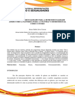 Esta A Heterossexualidade para A Homossexualidade Como A Natureza para A Cultura