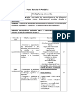 Modelo Plano de Aula