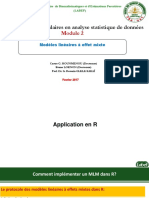 Modèles À Effets Mixtes en Pratique Dans R