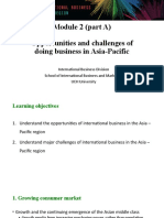 Module 2A Opportunities and Challenges of Doing Business in Asia-Pacific