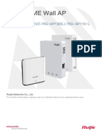 Ruijie SME Wall AP Series Access Points Datasheet AP130W2V2 AP130L AP110L