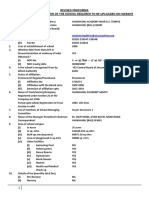 Revised Proforma