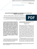 Evaluation and Management of The Critically Ill Adult With Diabetic Ketoacidosis