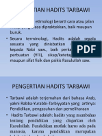 Pengertian Hadits Tarbawi