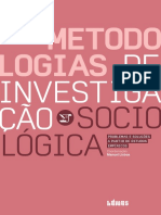 Metodologias de Investigação Sociológica - Manuel Lisboa